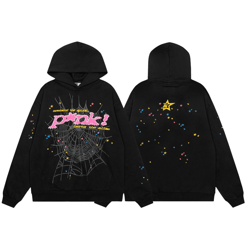 Sp5der Spiderweb Star Graphic Hoodie